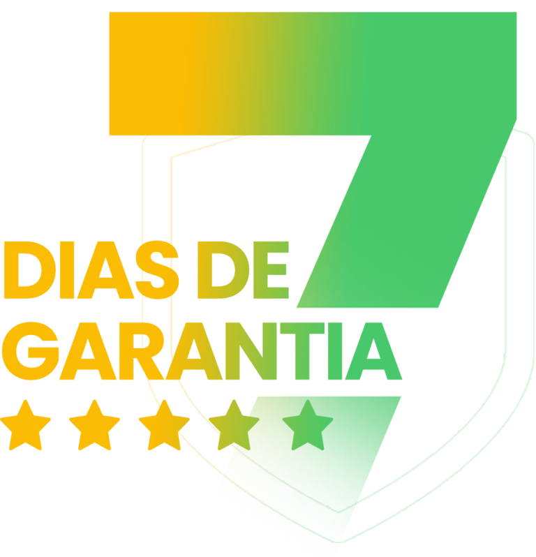Garantia de 7 dias - 100% do seu dinheiro de volta